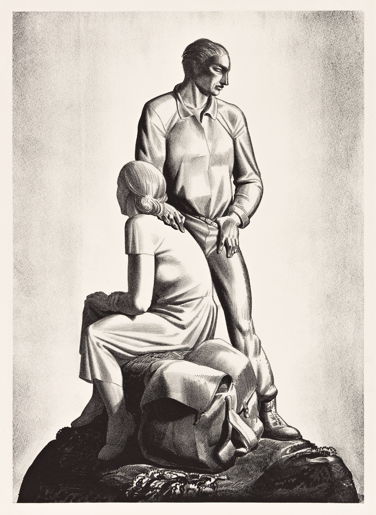 ROCKWELL KENT (1882-1971) And Now Where?